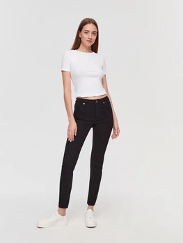 Джинси Skinny HOUSE чорний TODEM813 32