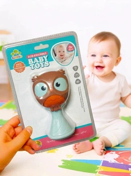 Брязкальце Baby Toys "Совеня": елементи, що гримлять (SL 84801-57)
