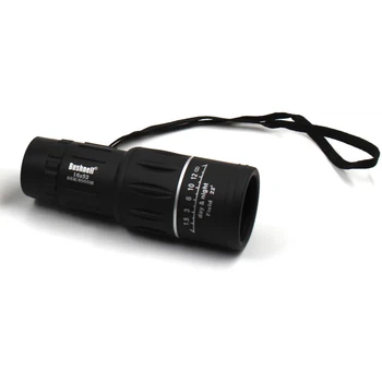 Монокуляр Bushnell 16x52 з подвійним фокусуванням для спостереження за птахами та полювання світлосильне гумове покриття