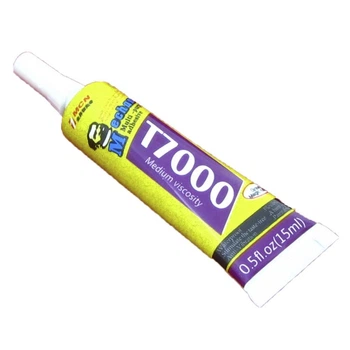 Клей силиконовый Mechanic T7000, чёрный, 15ml, в тюбике с дозатором