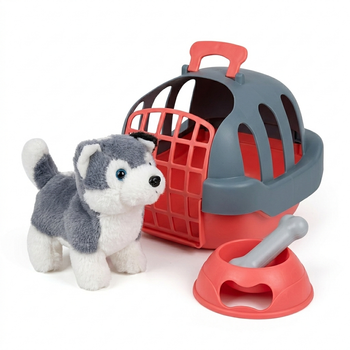Маленький улюбленець “Собачка” Pet Park RA 001-8, ходити, звуки, перенесення, аксесуари, на батарейках
