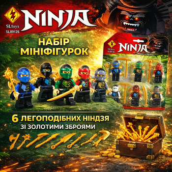 Игровой комплект фигурок NinjaGo 891-26