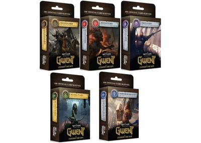 Настольная игра Geekach Games Набор из 5-ти комплектов кастомных протекторов к игре Гвинт. Легендарная карточная игра (укр.)