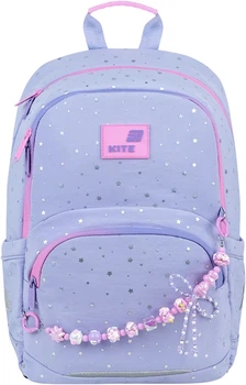 Рюкзак шкільний Kite 585M для дівчинки Бузковий 40x29x14см 12 л легкий Ортопедичний 1-4 клас спинка Ergo Kids (K26-585M-1)