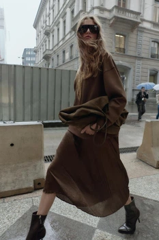 Комбинированное атласное платье миди Zara 3897/190 S