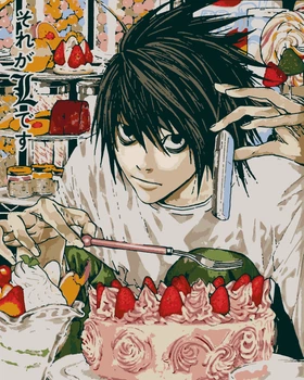 Картина по номерам Riviera Blanca Death Note 40x50 см (RB-1018)