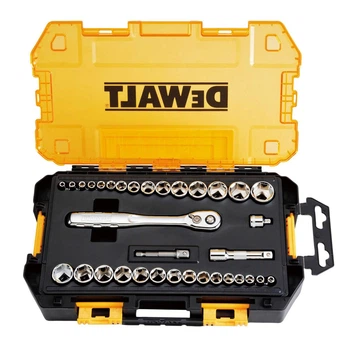 Набір головок DeWALT, 1/4", 3/8", 34 предмети. (DWMT45034-0)