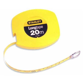 Рулетка вимірювальна STANLEY "Longtape", 20мх9, 5 мм, у пластмасовому корпусі. (0-34-105)