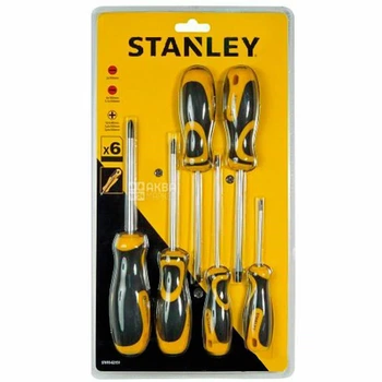 Набір викруток STANLEY, 6 штук (3 SL, 3 PH). (STHT0-62151)