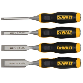 Набор из четырех стамесок DeWALT DWHT0-16063 длина лезвия 150 мм материал - высокоуглеродистая сталь (DWHT0-16063)