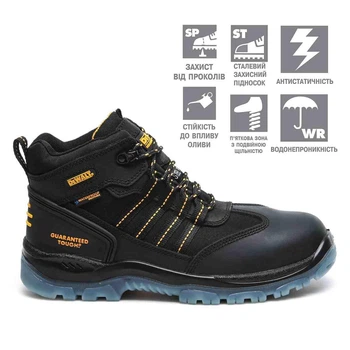Взуття робоче DeWALT, NICKEL, клас захисту S3 WR SRA, розмір 45, вага 1,95 кг (DWF50093-132-11)