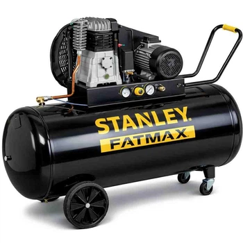 Компресор повітряний з ремінним приводом STANLEY FATMAX FMXCM0112E, продуктивність 480 л/хв, потужність 3.0 кВт, тис 10 Бар, об'єм