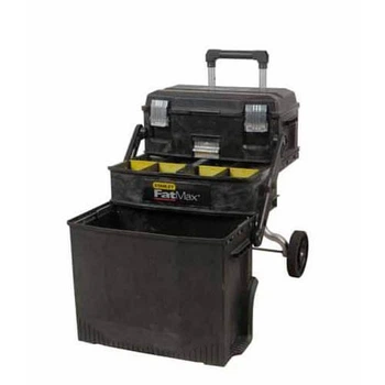 Ящик STANLEY "FatMax Mobile Work Station Cantilever", 549 x 733 x 413мм, з колесами, розсувний, з трьома секціями, пластмасовий,