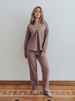 Брюки женские из варёного хлопка Leglo Fossil - XS