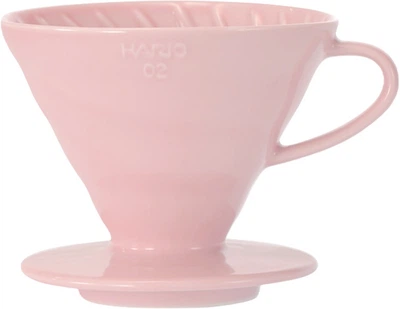 Пуровер Hario V60 02 розовый на 1-4 чашки (4977642729827)