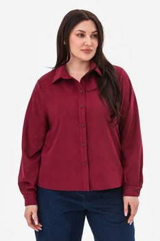 Сорочка WESTERN бордова 5XL (3044025)