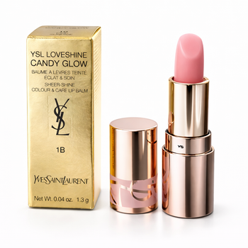 Бальзам для губ Yves Saint Laurent Loveshine Candy Glow balm 1B pink sunrise 1.3 g mini.