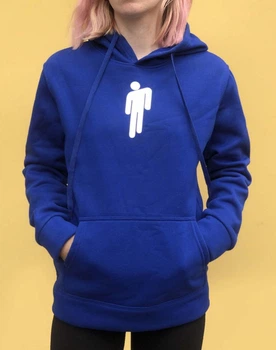 Худі Billie Eilish синє Розмір XL