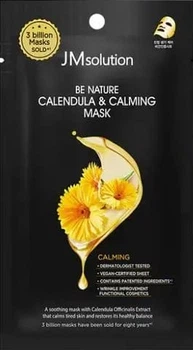 Маска для обличчя JMsolution Be Nature Calendula & Calming Mask, 24ml