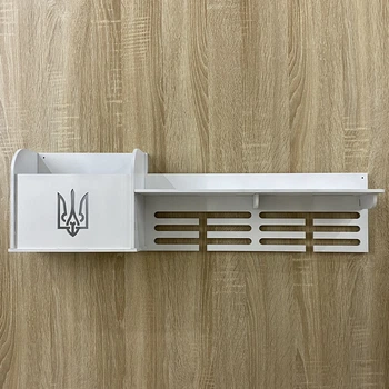 Медальниця з полицею та ящиком для грамот універсальна Тримувач для медалей 230х700х110мм