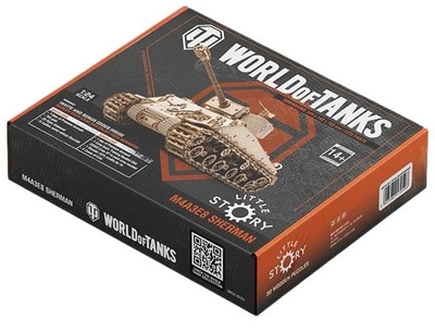 Збірна модель Little Story World of Tanks Танк M4A3E8 Sherman (5905982170565)