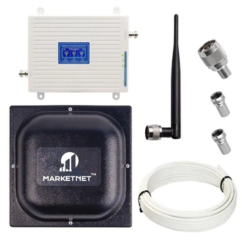 Репитер усилитель мобильной связи и интернета SS96-GDW GSM 3G 4G 900 1800 2100 МГц (17/I дБи)