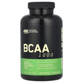 Optimum Nutrition, BCAA 1000, 200 капсул (500 мг у капсулі) (OPN-02037)