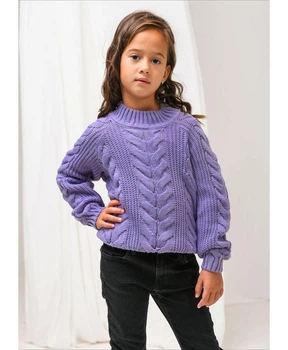 Дитячий джемпер Merlin для дівчинки ARTKNIT 110 Фіолетовий (ak16304)