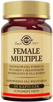 Комплекс вітамінів і мінералів для жінок Solgar Female Multiple 60 таблеток (33984017184)