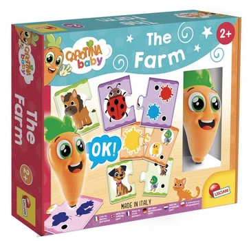 Навчальна настільна гра Lisciani Carotina Baby Ферма (8008324107308)