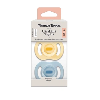 Пустышка Tommee Tippee Ultra-Light StayPut 0-6 мес 2 шт (TT0529)