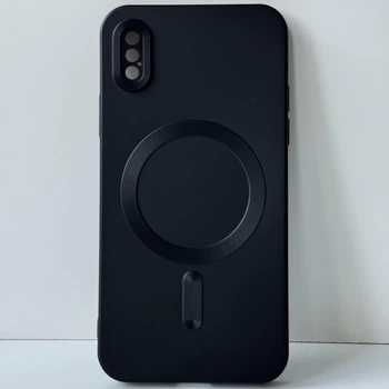 Чохол Matte Silicone MagSafe для Apple iPhone X / XS , Чорний