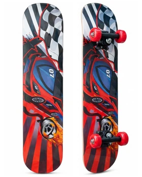 Детский мини скейт скейтборд детский гонки SP-Sport Kids 1407 Red-Black-White