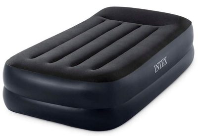 Надувная кровать Intex 64122 односпальная (99 х 191 х 42 см) со встроенным электронасом