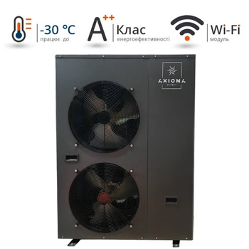 Тепловий насос Inverter + EVI моноблок, 18кВт 230В, модель - AXHP-EVIDC-18M, AXIOMA energy