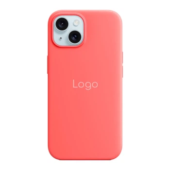 Чохол Silicone Case with MagSafe для iPhone 15 Guava