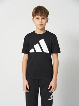 Підліткова футболка Adidas Essentials JC9660 158-164 см Black (4067906160203)
