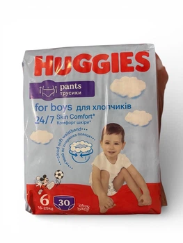 Детские подгузники-трусики Huggies Pants 6 15-25 кг 30 шт BOY