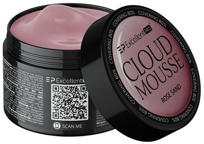 Żel budujący do paznokci Excellent Pro Cloud Mousse Rose Sand 50 g (5903900446525)