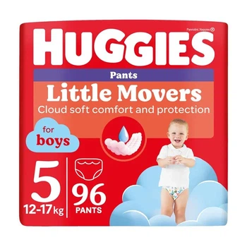 Підгузки Huggies Little Movers/Pants 5 (12-17 кг) для хлопчиків 96 шт (5029054568163)