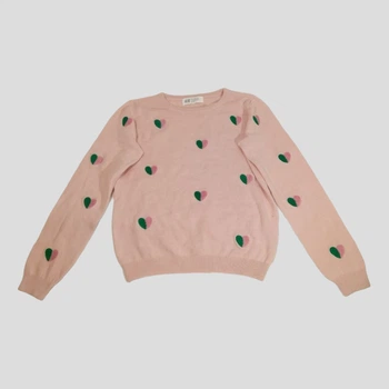 Джемпер H&M 134/140 Рожевий 0851137_цветн.серд