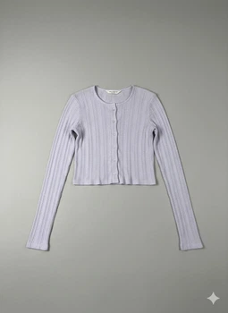 Пижамный лонгслив H&M 146/152 Светло-фиолетовый 1217390