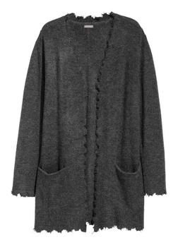 Кардиган H&M M Темно-сірий 0512236