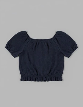 Блуза H&M 134/140 Темно-синий 1233604