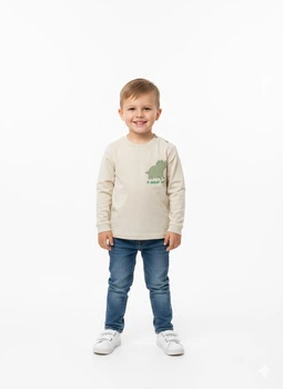 Свитшот H&M 80 Светло-зеленый 1029129_динозавр