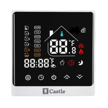 Терморегулятор програмований Castle AC8400H Білий