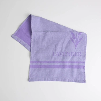 Полотенце кухонное Lavender 30x50 см пестротканое 260 г/м2 100% хлопок (Серо-лавандовый)