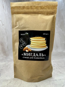 Суміш для панкейків "Мигдаль" без цукру Manteca, 150 г