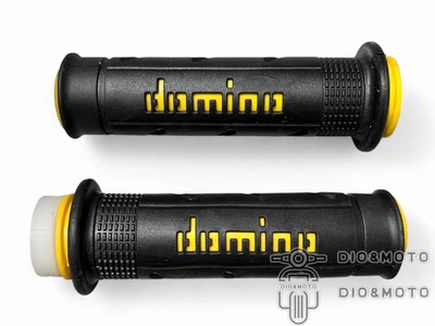 Грипси (ручки керма) універсальні #3 "DOMINO" (чорно‑жовті)