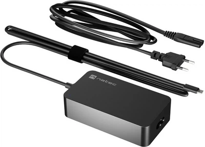 Zasilacz do laptopa Natec Grayling GaN USB-C 65W do laptopów, tabletów, telefonów (NZU-2361)